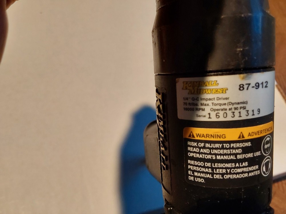 1/4 Pneumatic Impact Driver