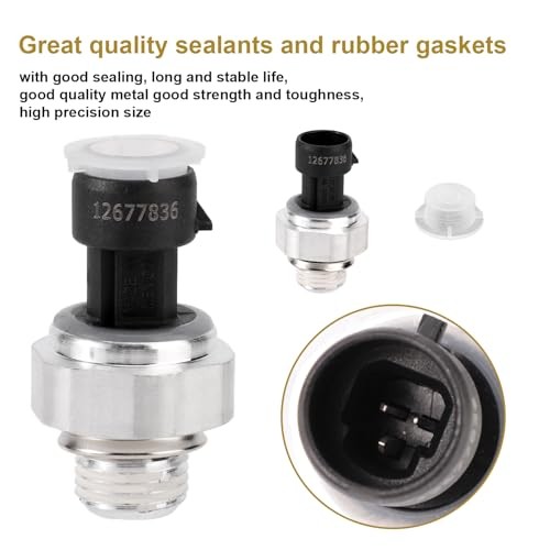 Engine Oil Pressure Sensor & Socket, Oil Pressure Sending Unit Switch Kit for