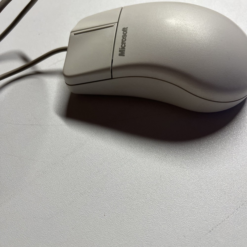 Vintage Microsoft Port 2.0A Compatible Mouse - Part No. 58269 Untested* Read*