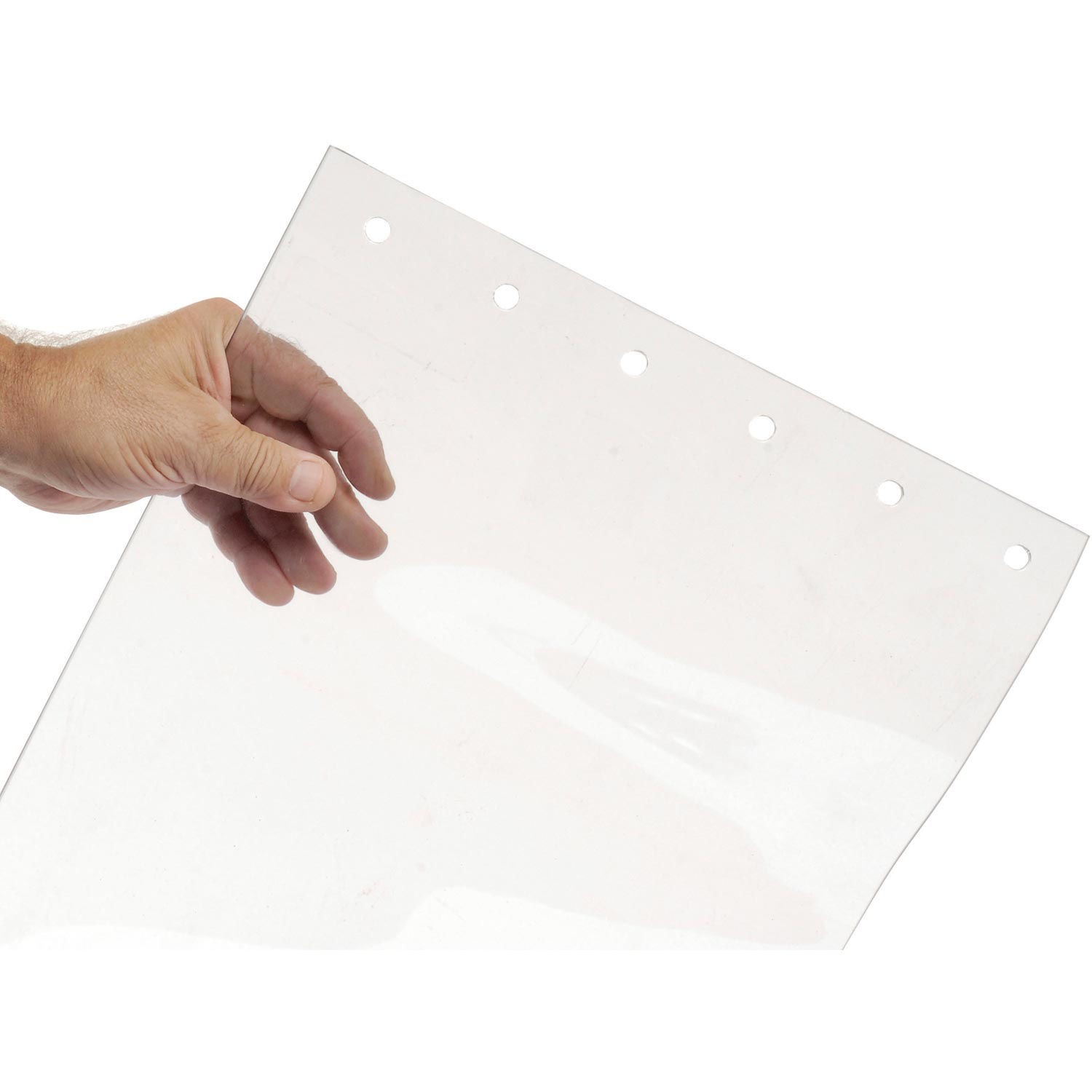 12" x 10' Standard Clear Strip for Strip Curtain Doors Lot of 5