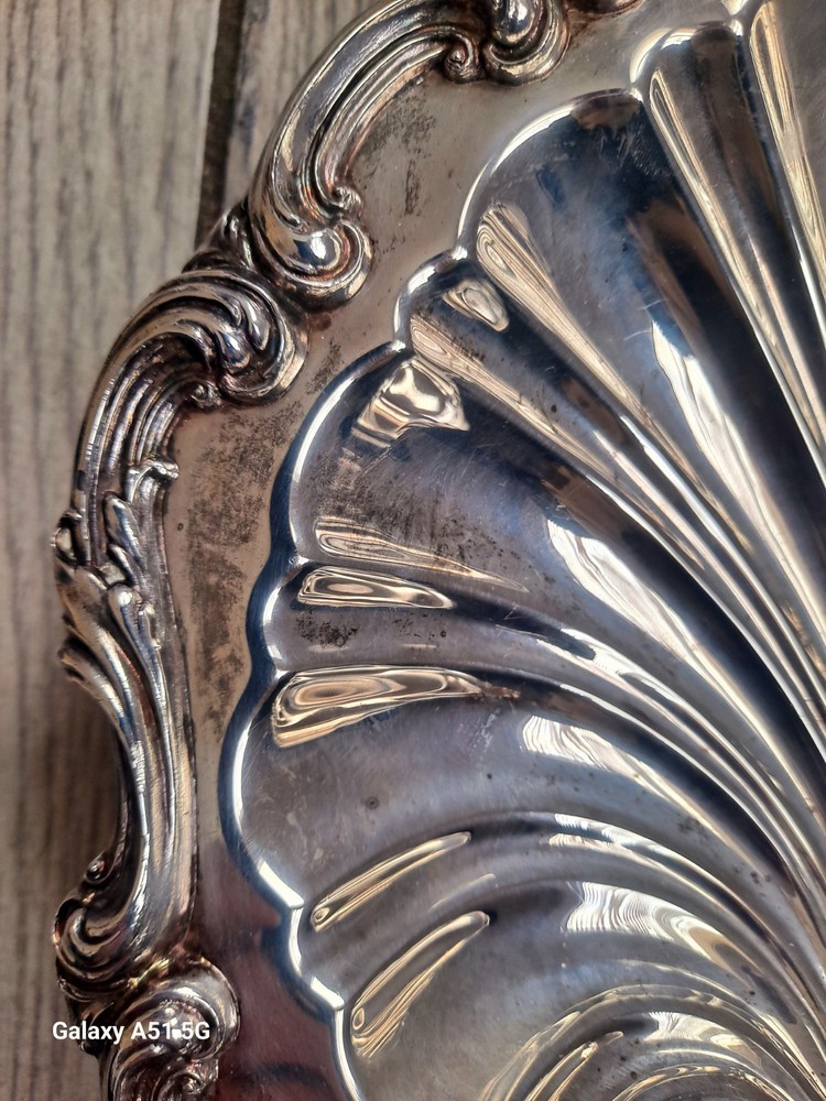 LATE 1800S SILVER PLATED FRUIT CANDY DISH