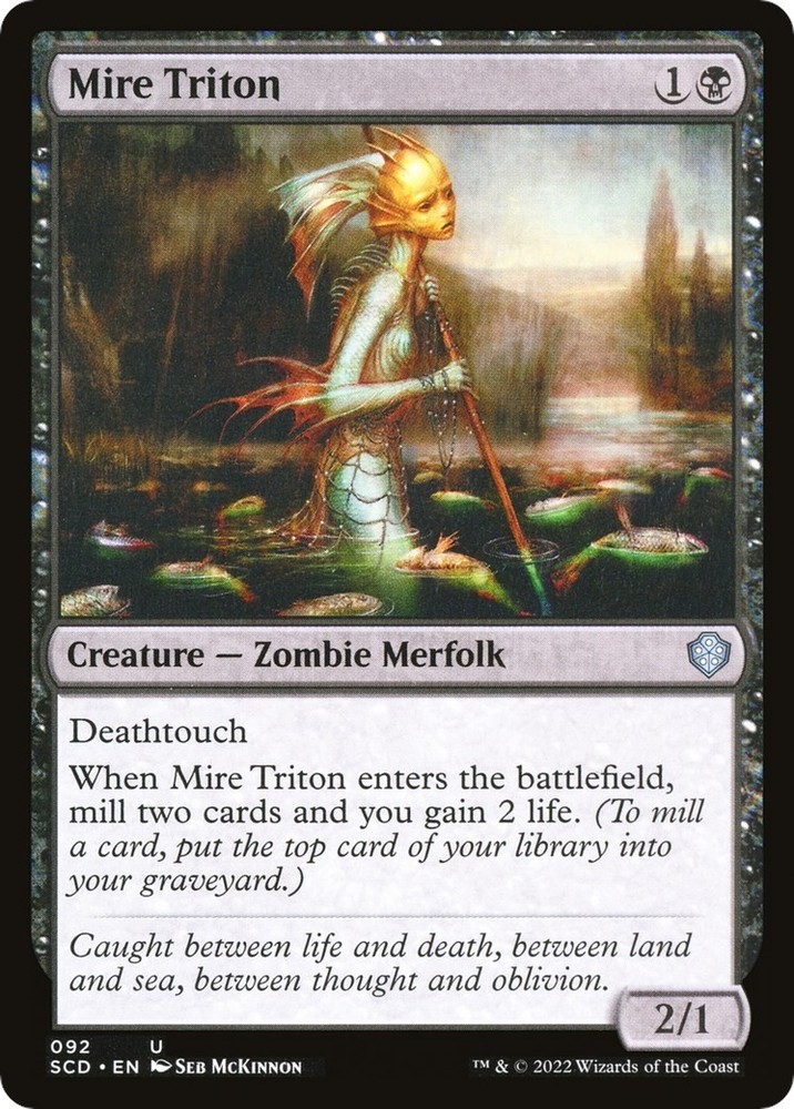 Mire Triton Starter Commander Decks 92 MTG LP