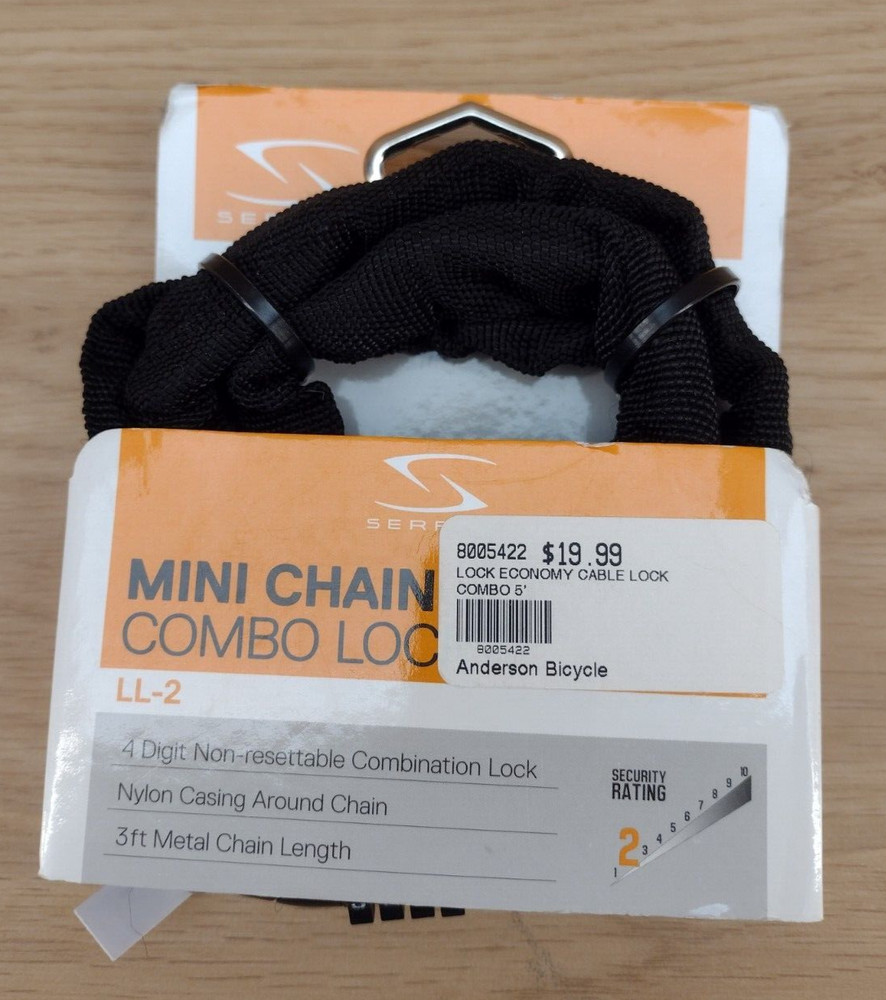 Serfas Mini Chain Combo Bike Lock (LL-2) (Reg. $20)