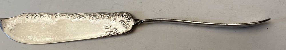 7" Flat Twisted Handle Master Butter Knife International Silver Holmes & Tuttle