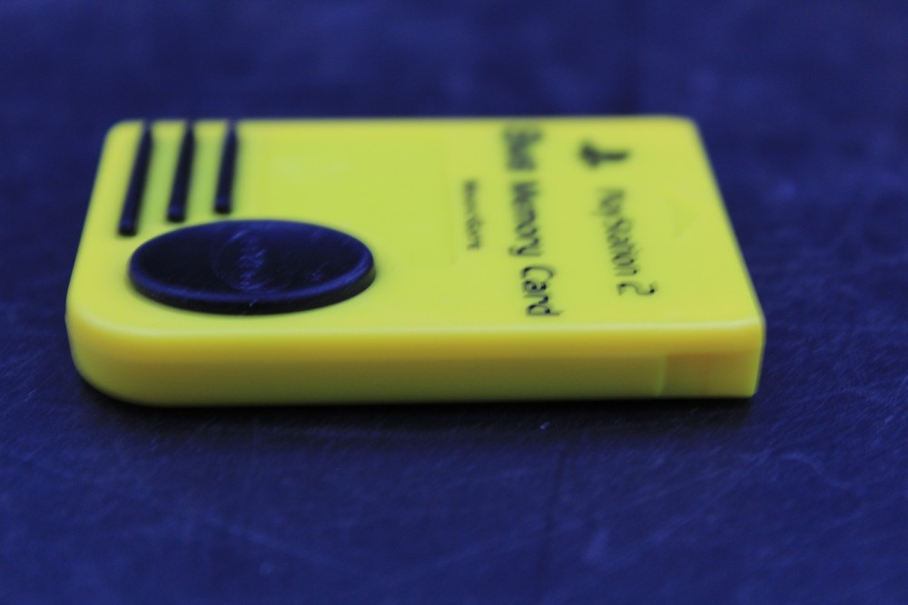 Sony PlayStation 2 Magic Gate 8MB Memory Card Yellow *UNTESTED*
