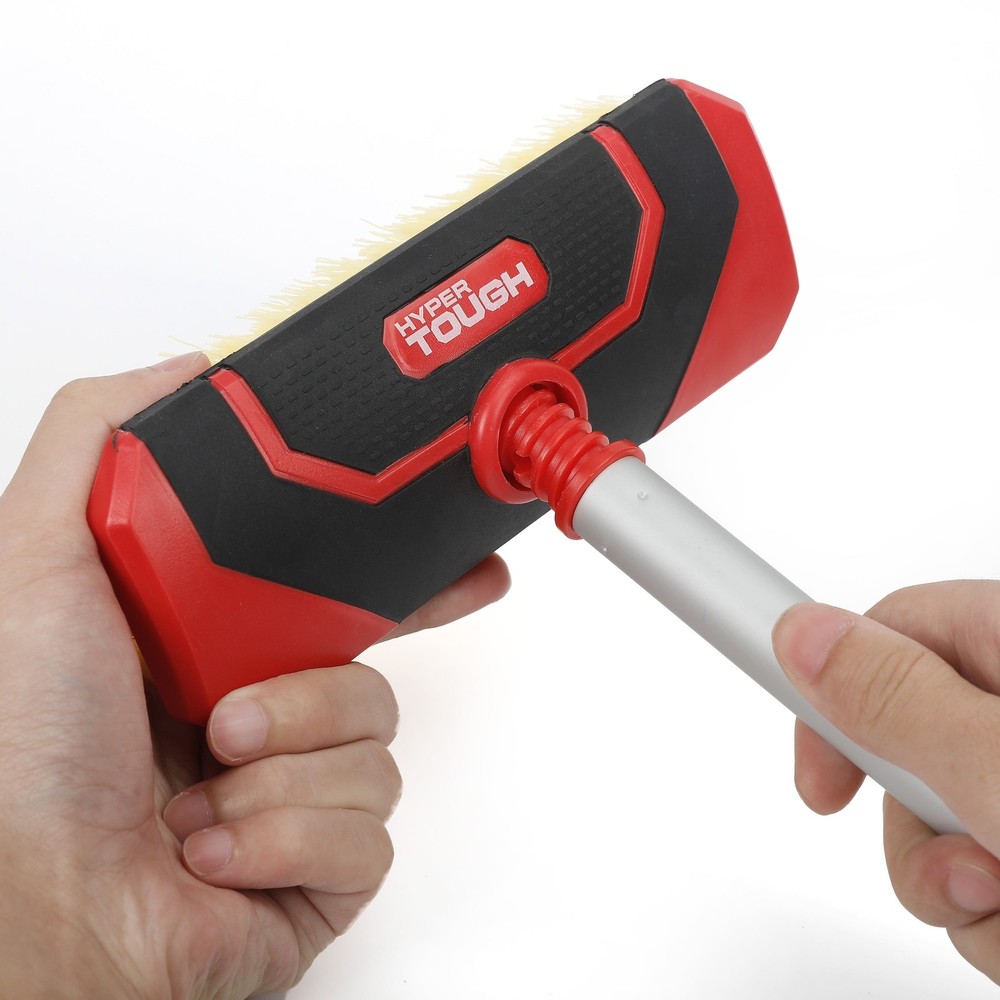 Hyper Tough Scrub Brush with Threaded Pole Socket, 2.8 in