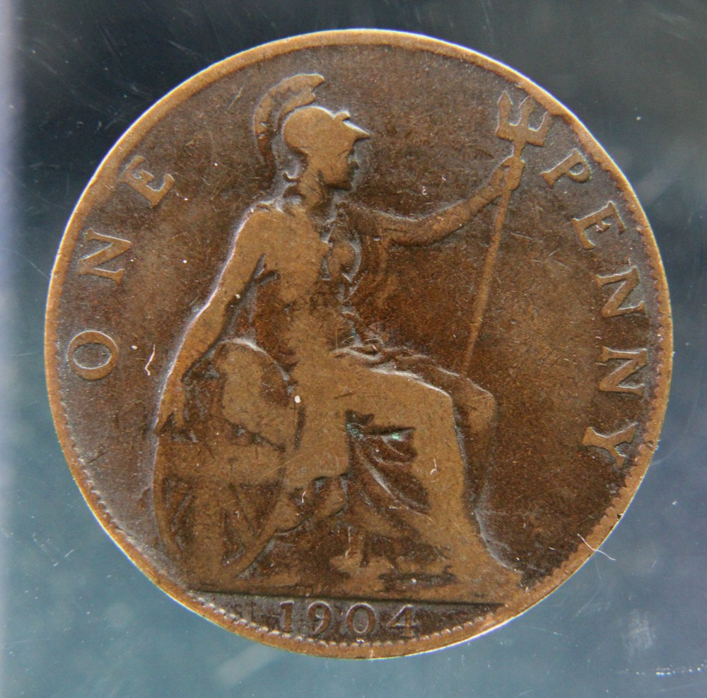 Great Britain, One Penny, 1904 coin