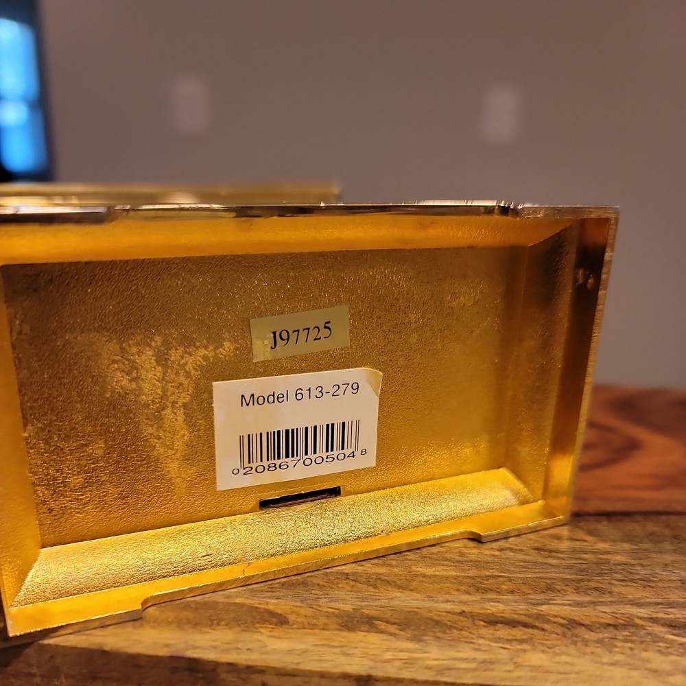 Brass Howard Miller Mantel Clock