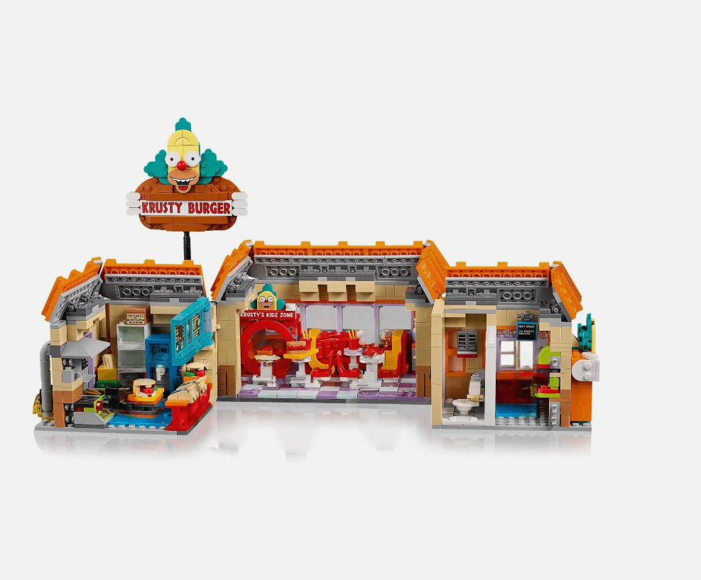 HighQuality 1635PC Building Blocks Complete Set for The Simpsons: Krusty Burger