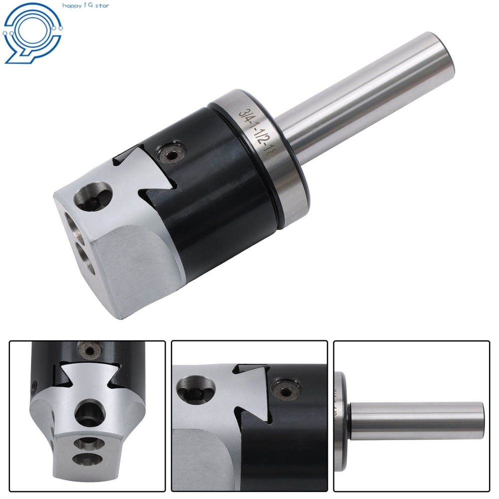 Complete Boring Kit 2" Head 3/4 Shank 9 Pack 1/2" C6 Boring Tool Set
