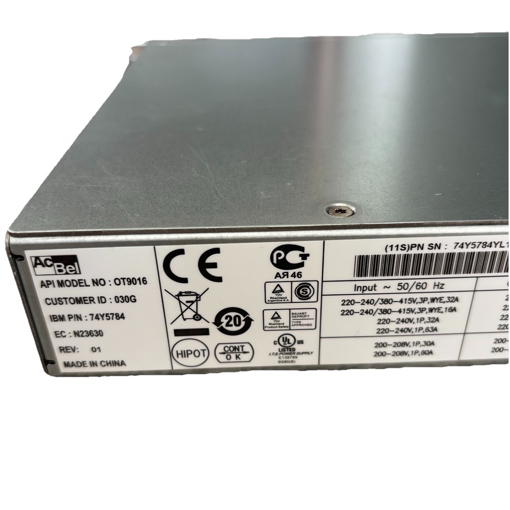AcBell OT9016 74Y5784 Single Phase Power Distribution Unit