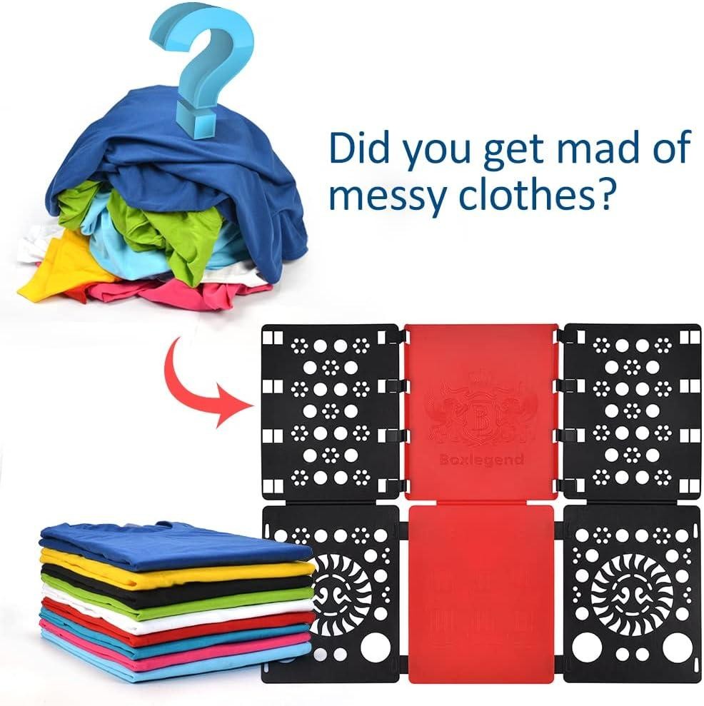 Boxlegend Version 3 Shirt Folding Board T Shirts Clothes Folder Durable Plastic