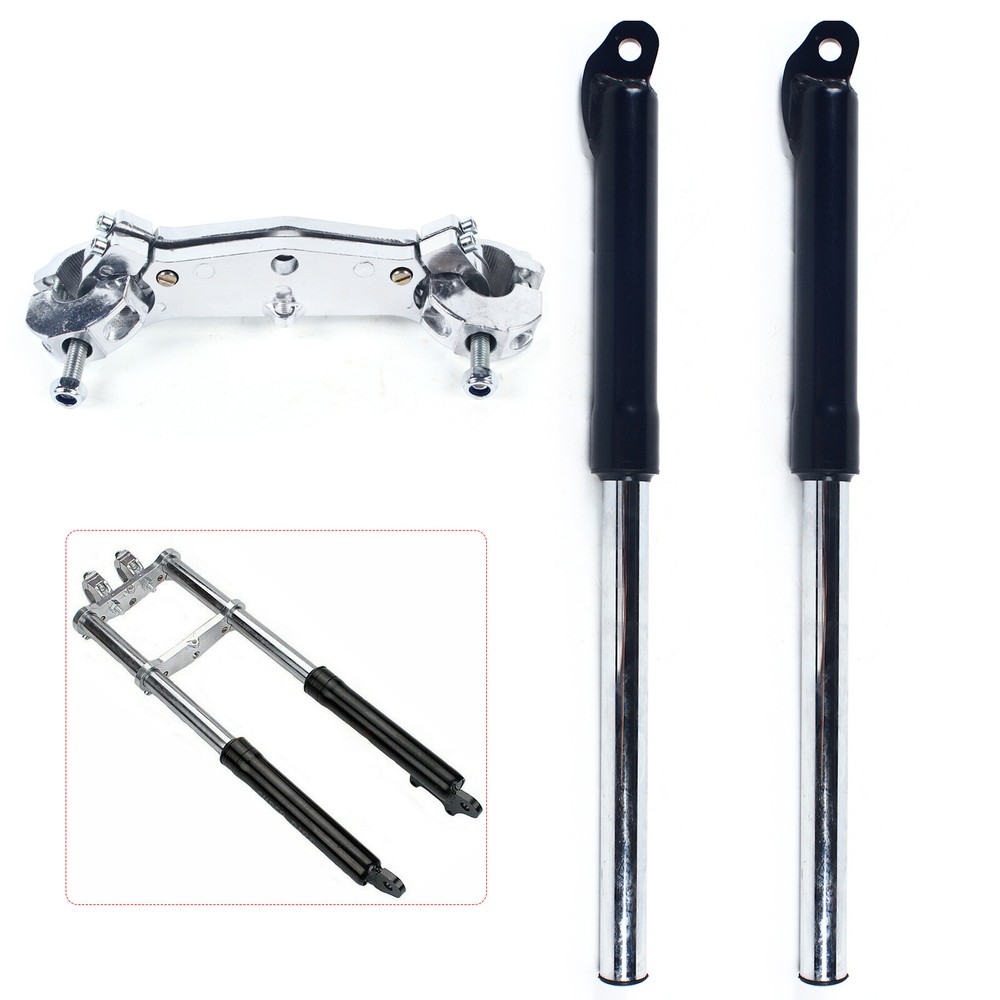 Small Mini Front Fork Shocker Triple Dirt Pit Pro Trail Bike Upside Down 49CC