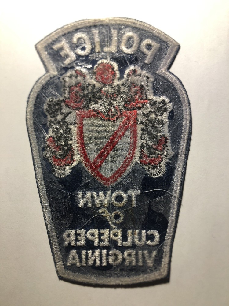 Culpepper Virginia Police Patch