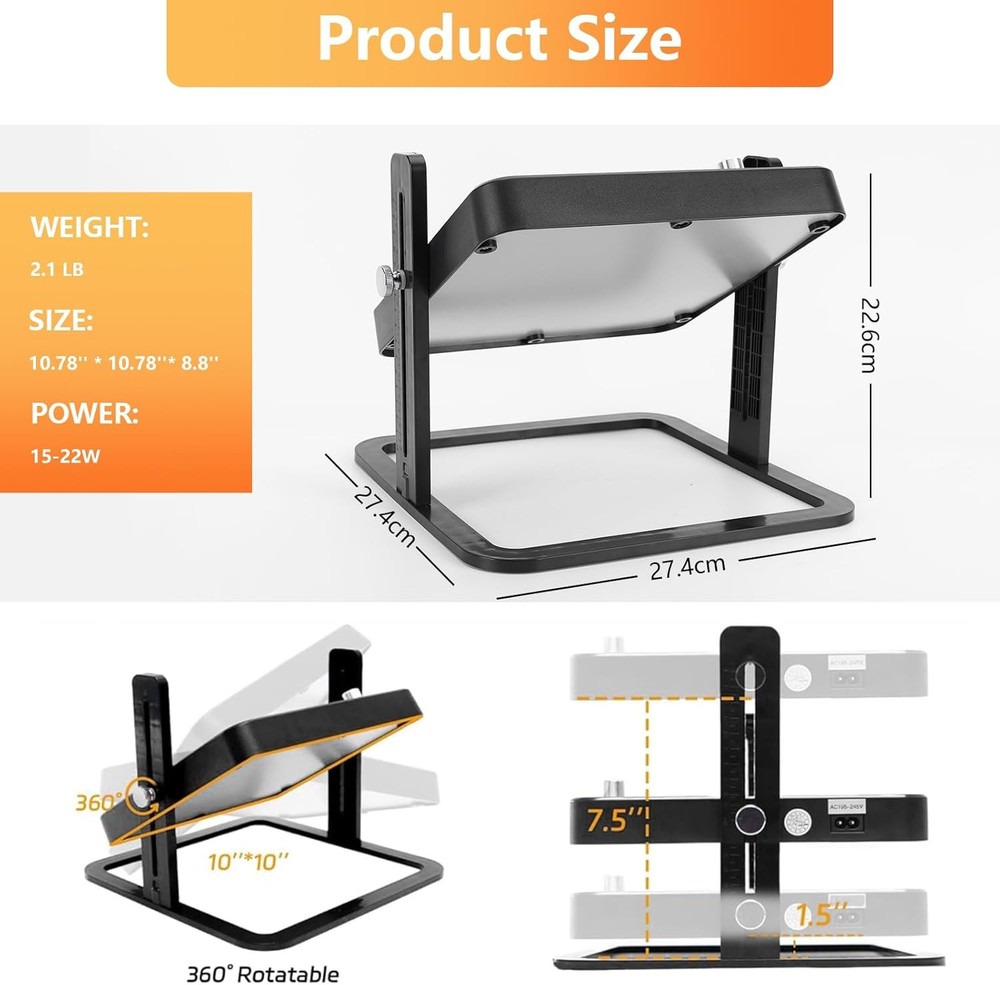 Chick Brooder Heater Plate, 10"x10" Brooder Plate for Chicks with Adjustable