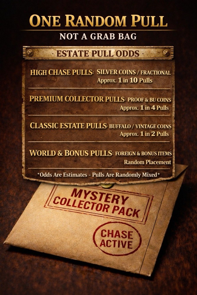 🔥 ESTATE FIND - SILVER .999 CHASE - RANDOM PULL - STARTER COIN - COLLECTION
