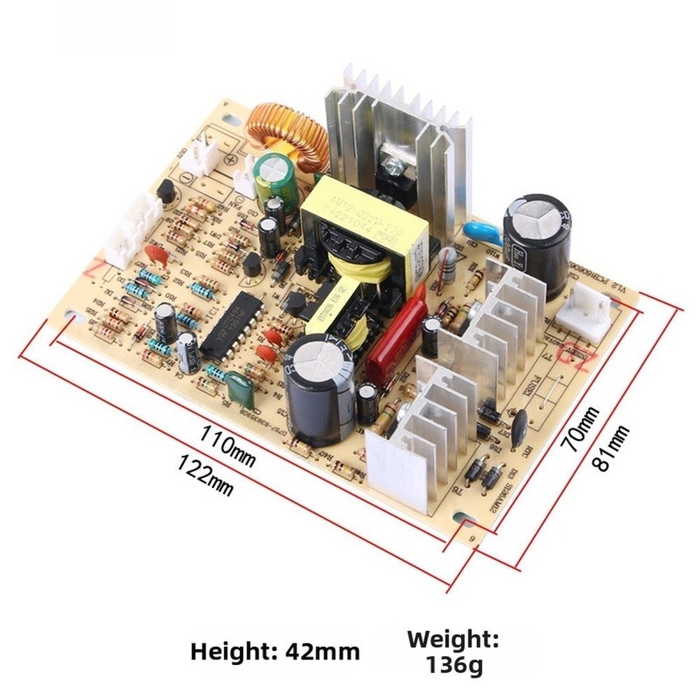 Water Dispenser Electrical Module AC220V to DC12V with Cooling Support
