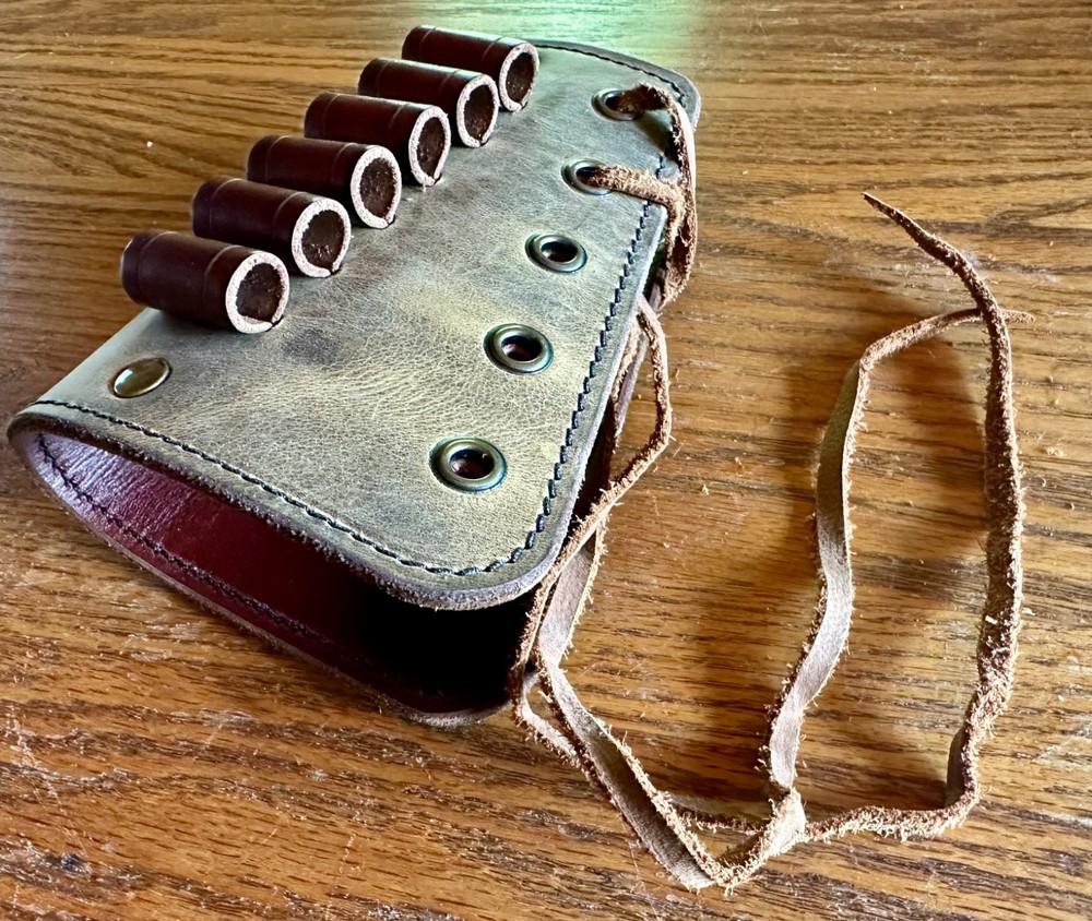 Hellhound Leather Co. Marlin 1895. GHOSTWOOD BUTTSTOCK CUFF