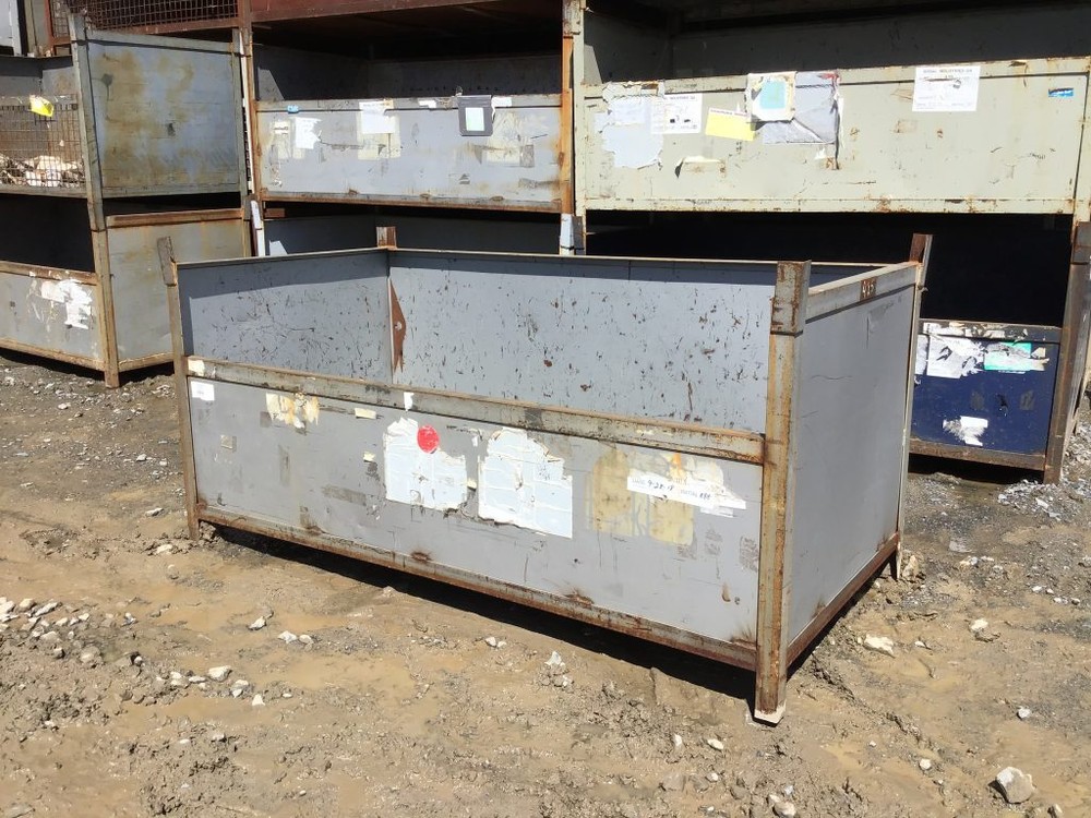 Steel Storage Bins Stackable Parts Bin 56 cu ft cap.