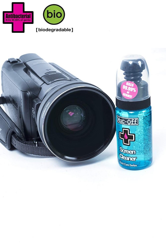 Muc-Off Antimicrobial Screen Display Disinfect Cleaner Kit iPhone Tablets Camera