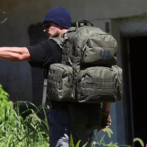 Upgraded MOLLE Medium Rucksack Backpack Internal Frame OD Pack