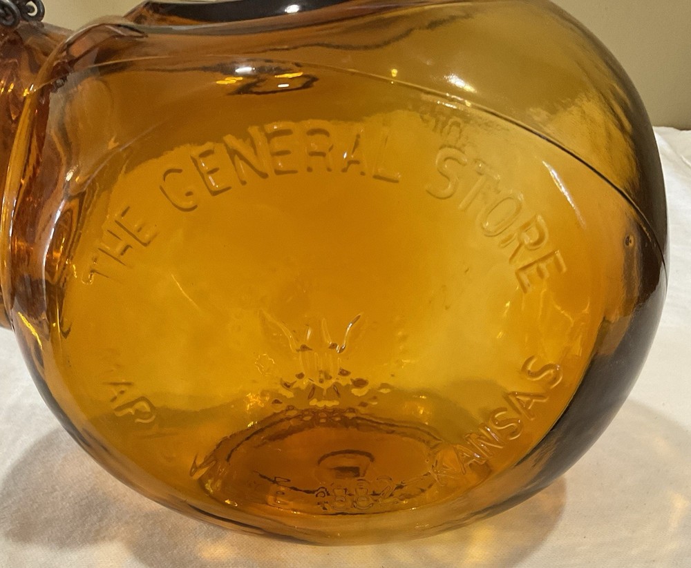 General Store 1 Gallon Amber Counter Jar
