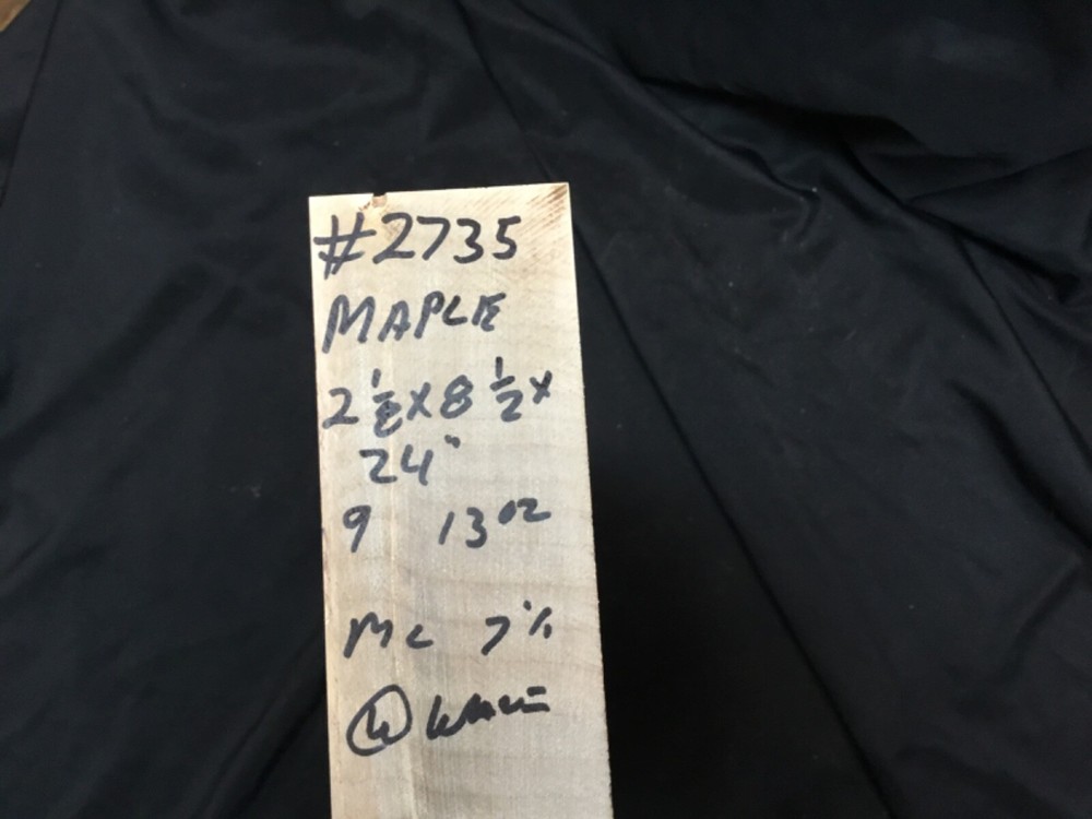 Maple guitar billet #2735
