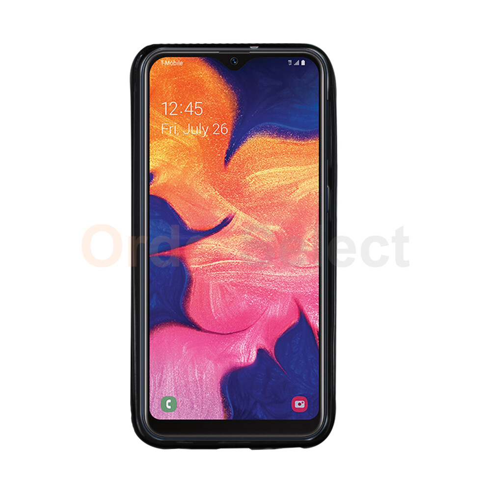 Slim Shockproof Case BLACK+LCD HD Screen Protector for Samsung Galaxy A10e