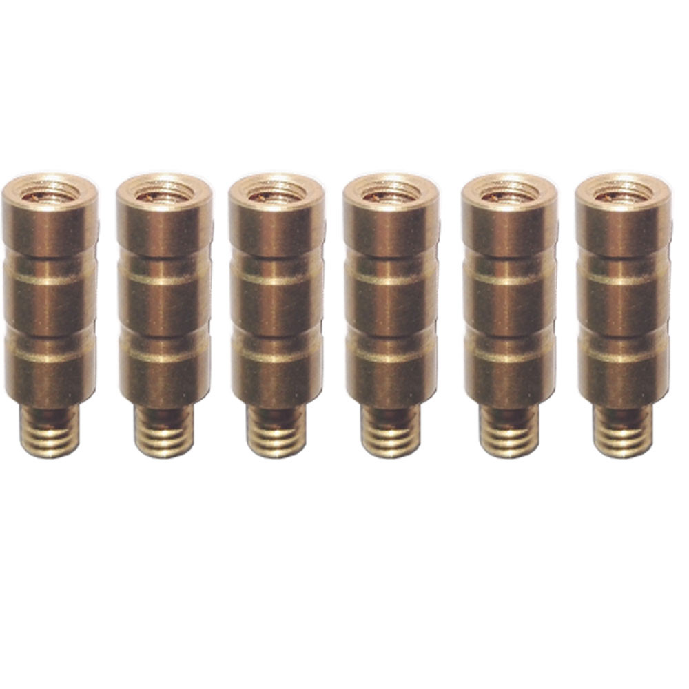 6pcs 50 Grain Arrow Copper Weight Balance Screw Point Inserts Archery Accessory
