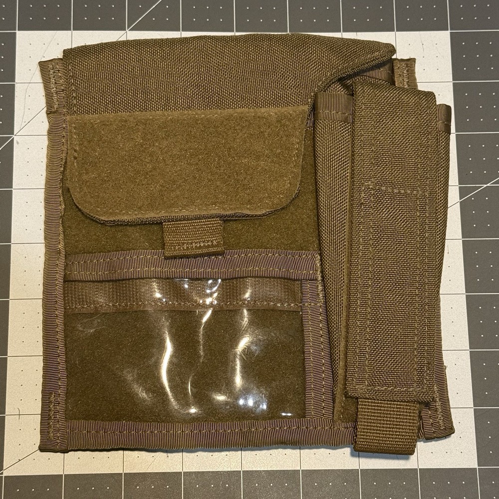 Diamondback Tactical Admin Pouch w/ Flashlight Pocket - Khaki - USA MADE / EUC
