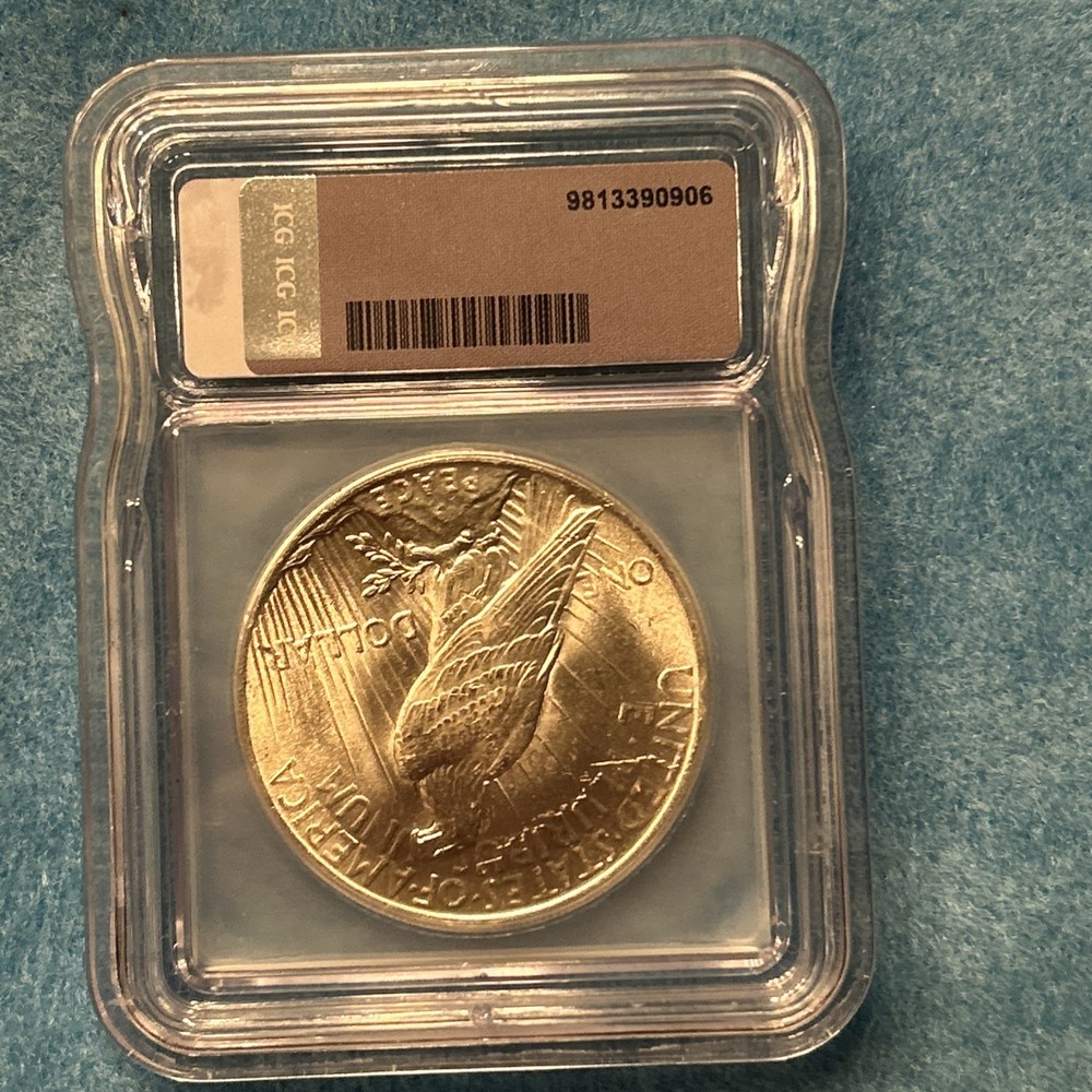 1925 PEACE DOLLAR ICG MS62 - 2 Available!