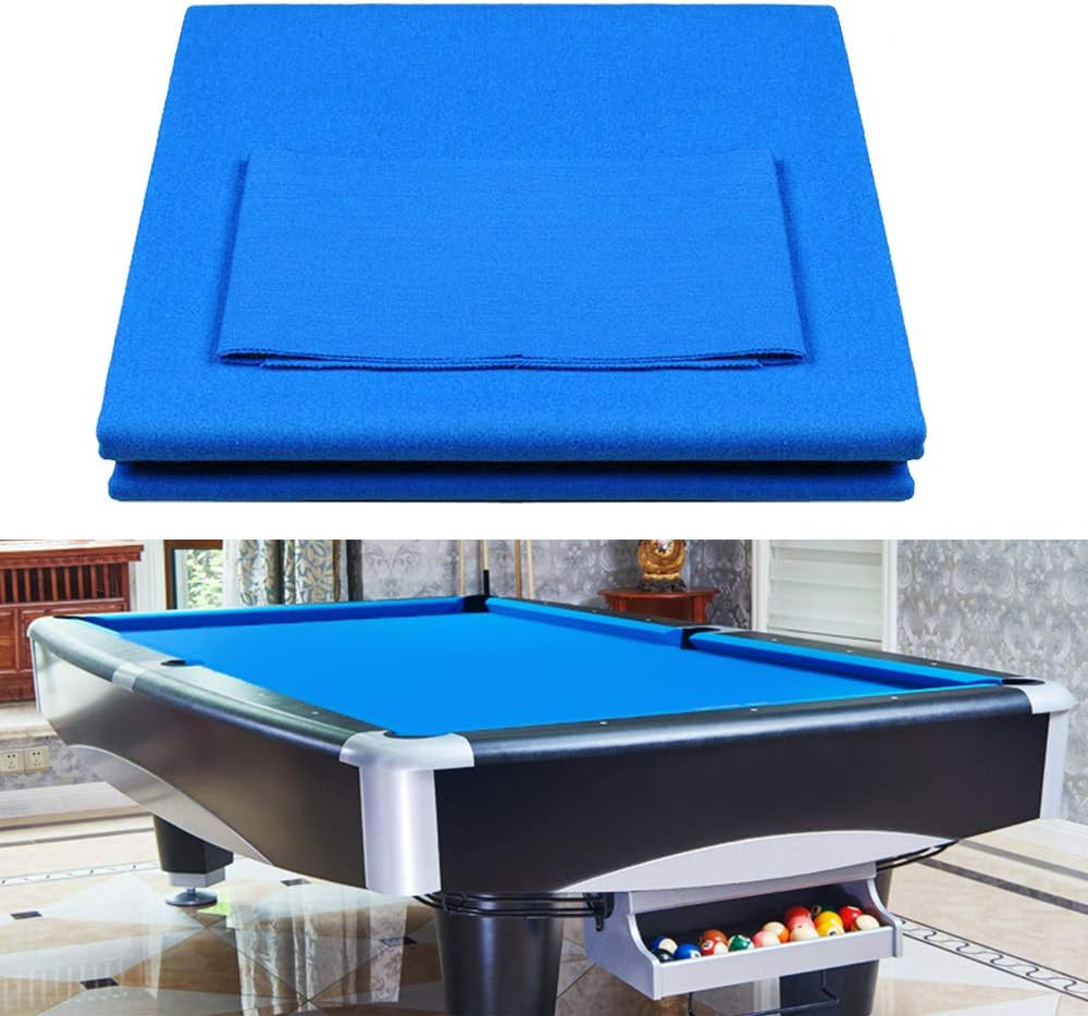 Worsted Blend Billiard Cloth Pool Table Felt Fast Speed for 7' 8' 9' Pool Table