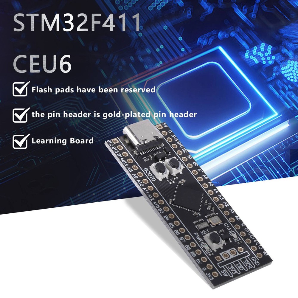 STM32F401 Development Board, STM32F401CEU6 STM32F4 Learning Board, Support Tz9838