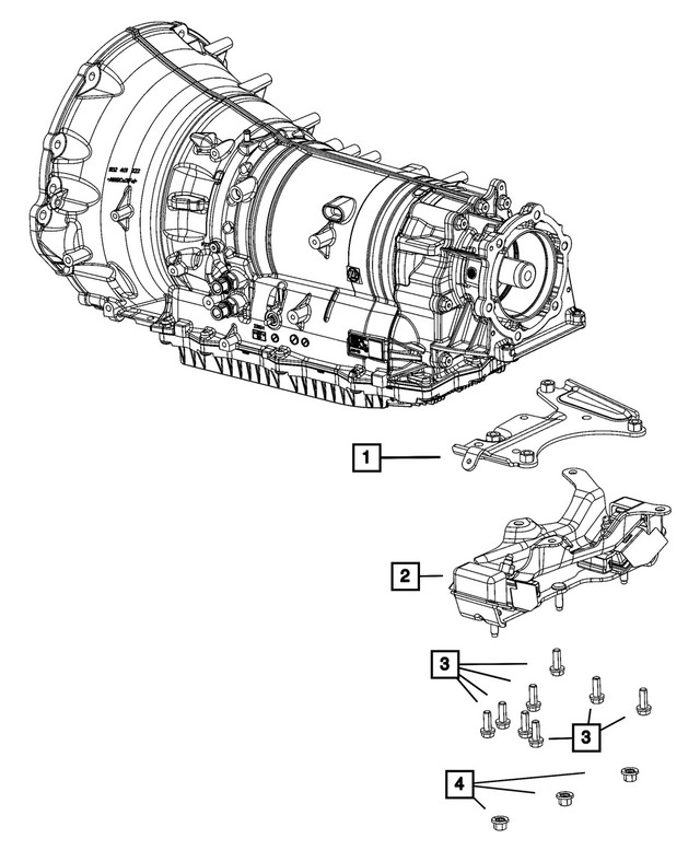 Genuine Mopar Transmission Mount Bracket 68361325aa