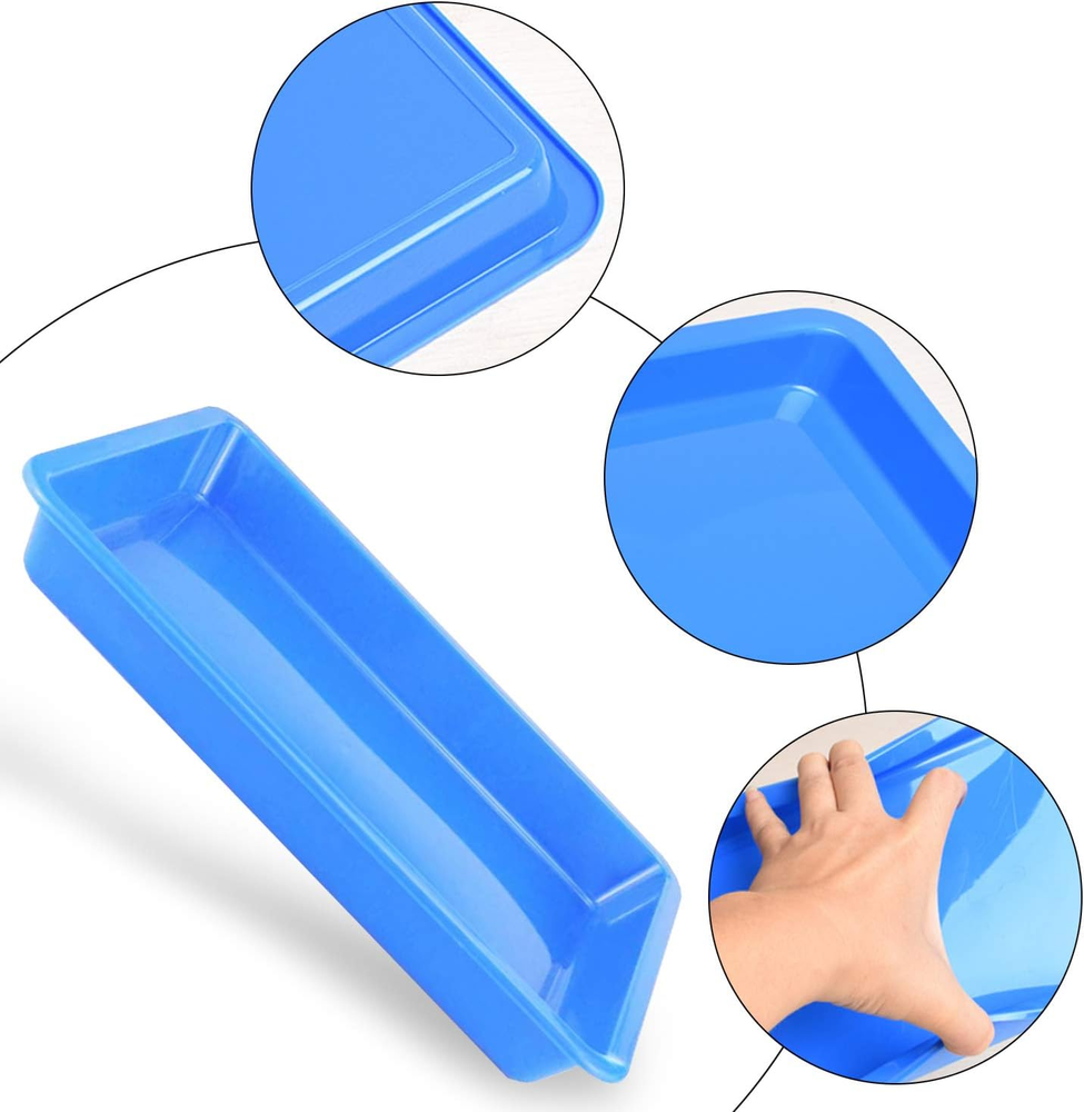 Plastic Art Trays Art and Craft Tray Plastic Tray,5 Pieces Stackable Activity Tr
