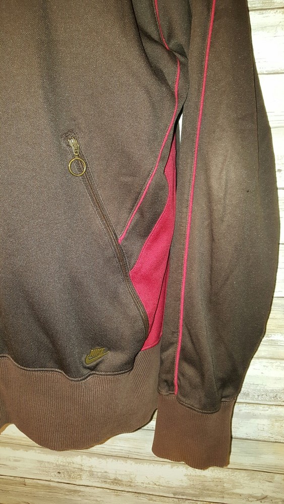 NIKE FULL ZIP MESH LINED ATHLETIC JACKET SIZE XL
