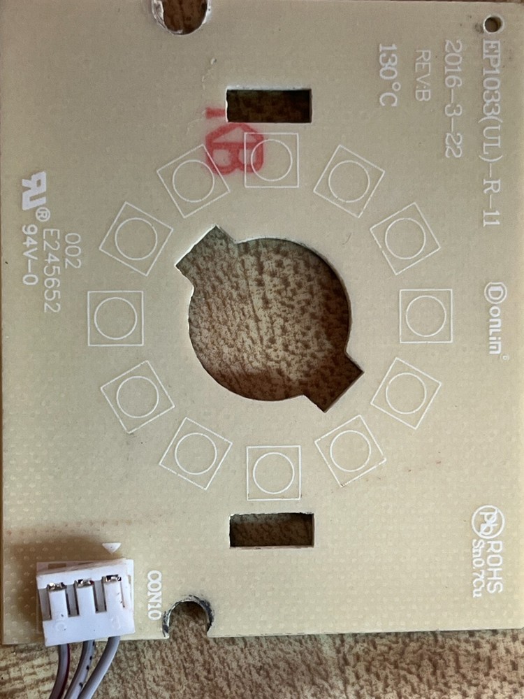 GE OPAL Ice Maker M/N OPAL01B Front panel touch button