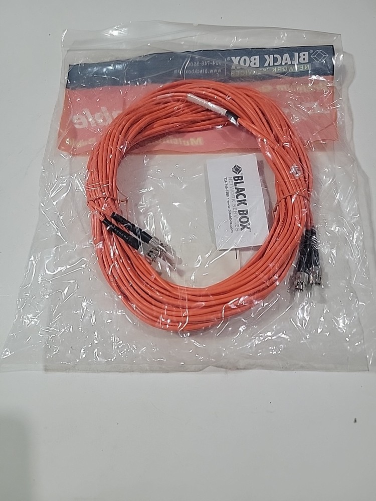 EFN110-010M-STST Fiber Optic Cable. Multimode 62.5/125, Ceramic Tip Duplex