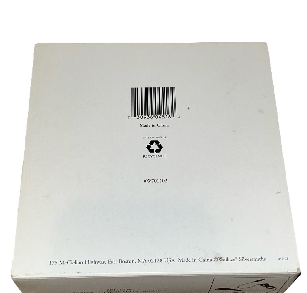 NIB New WALLACE SILVERPLATED "SILVER MOUSE" & PAD FOR COMPUTER IN GIFT BOX