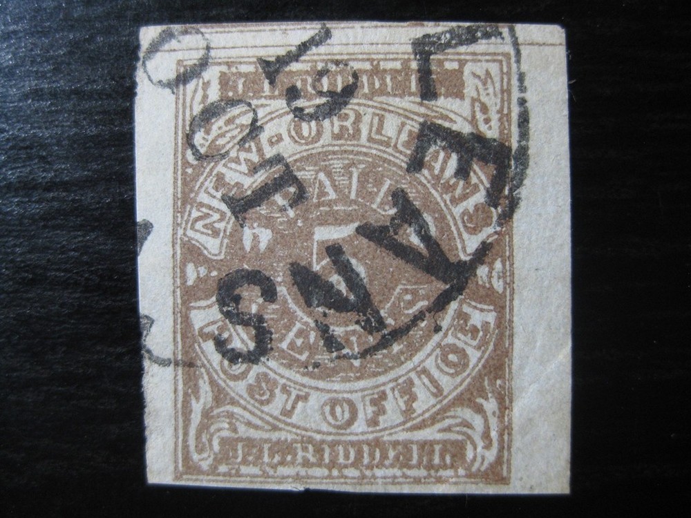 CONFEDERATE STATES NEW ORLEANS CSA Sc. #62X3 scarce used stamp!