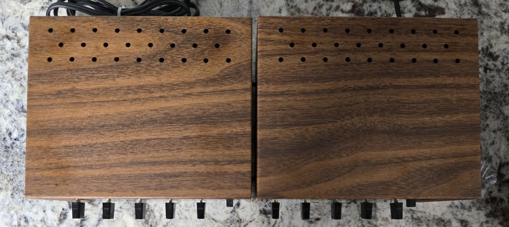 Olson HF-176 Stereo Frequency Response Controller EQ Pair Tested Clean Japan