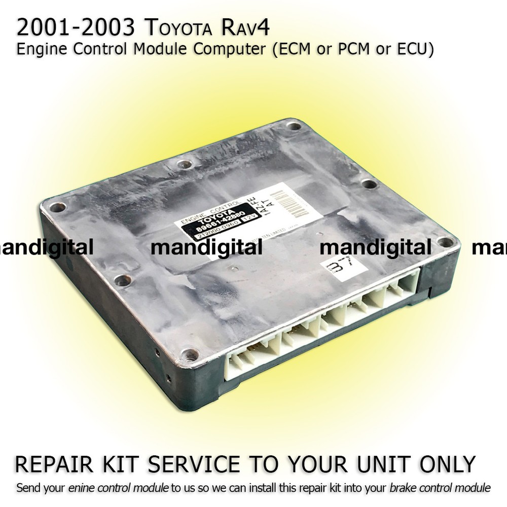 2001 2002 2003 TOYOTA RAV4 Engine Computer Module PCM ECM ECU Repair Service