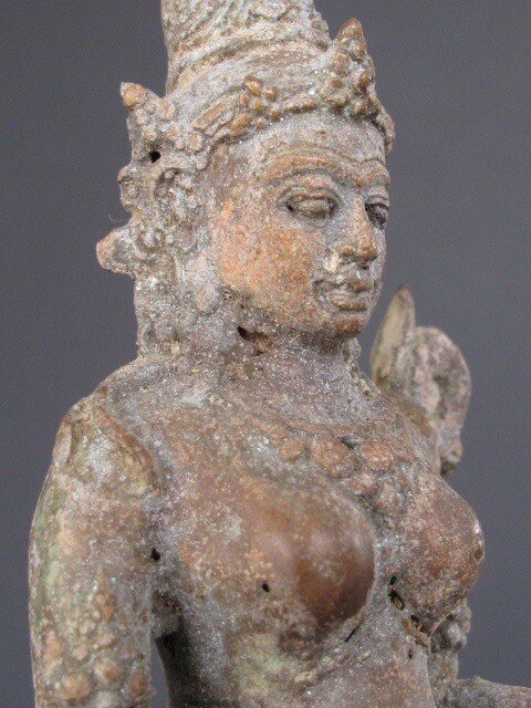 Vishnu Statue In Copper, Indonesia