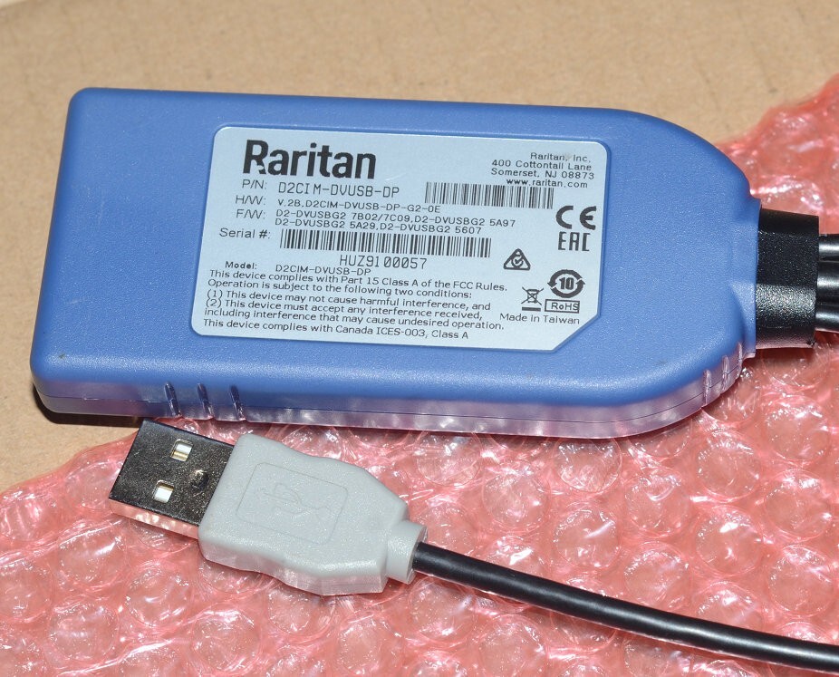 Raritan Dominion KX II Computer Interface Module-KVM Extender D2CIM-DVUSB-DP