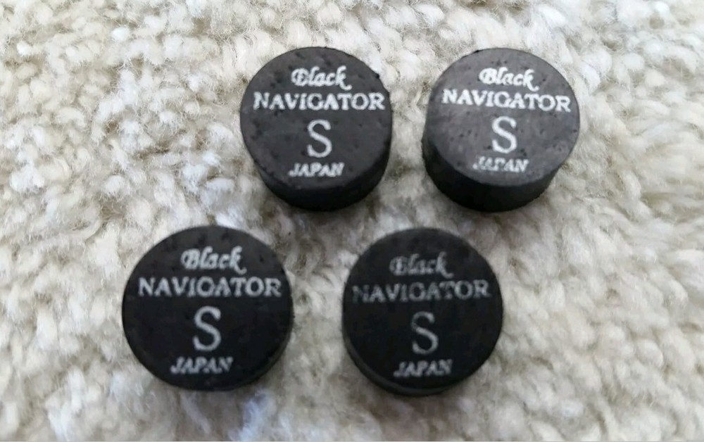 FREE SAME DAY SHIPPING (1) Navigator Black SOFT Pool Cue Tip