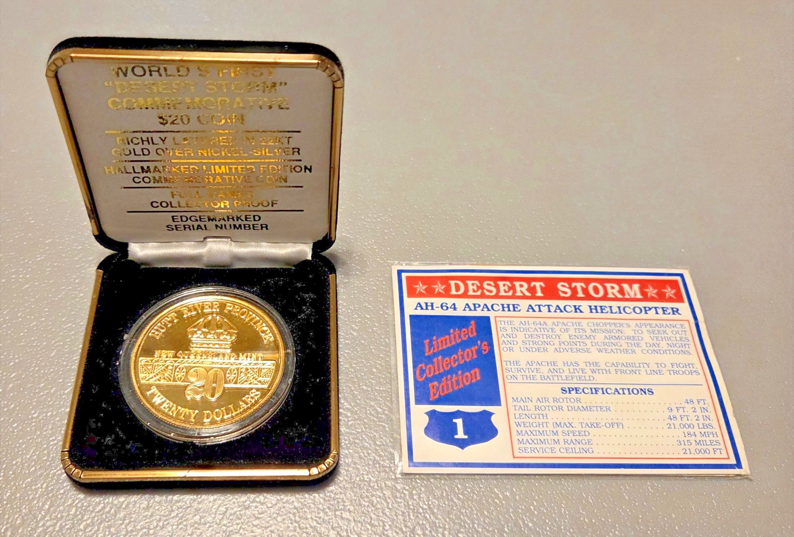 Desert Storm 1991 Commemorative Coin