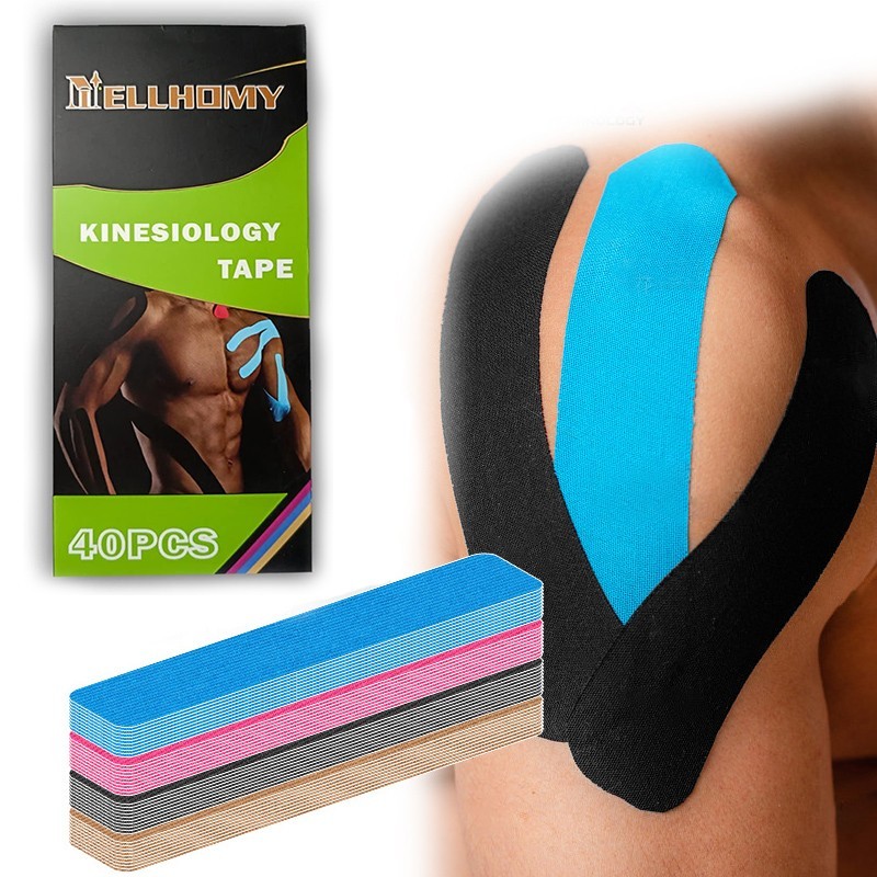 40/80PCS Kinesiology Tape Precut KT  Tape for Athletic Joint Support&Muscle Pain