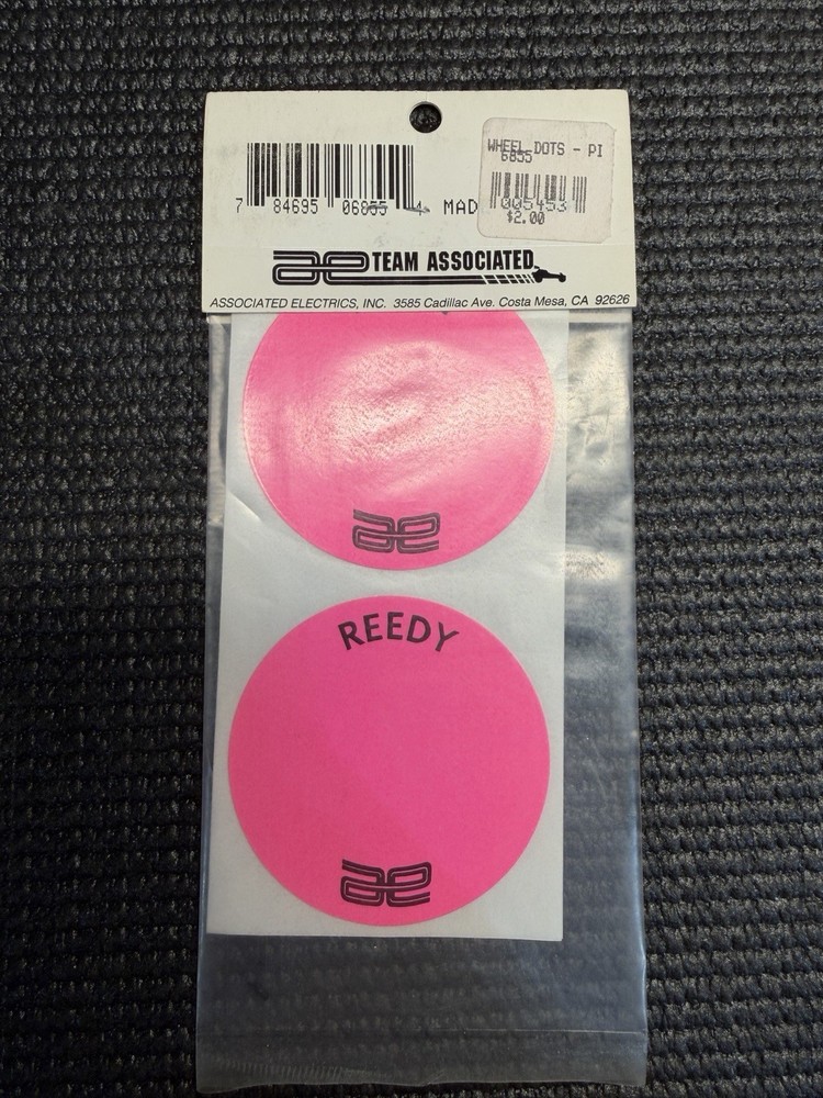 Team Associated RC10 WHEEL DOTS PINK 6855