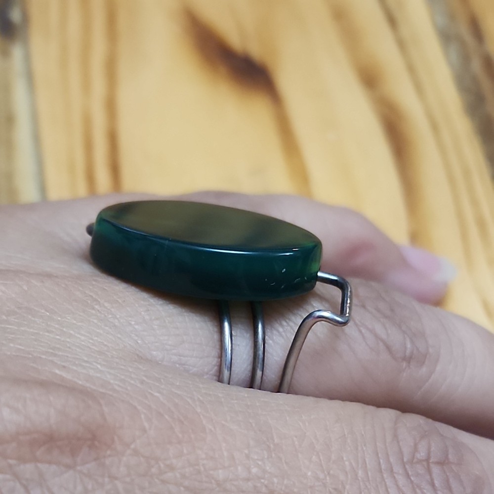 Handmade Wire Wrapped Rings Size 7