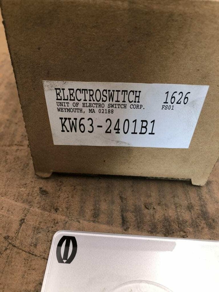 Electroswitch KW63-2401B1 Manual Motor Controller 63A 600VAC -NIB